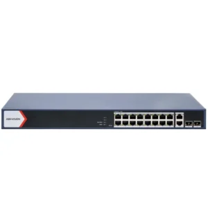 Hikvision Smart PoE • 16 Gigabit PoE порта, 230 W — DS-3E1520P-EI